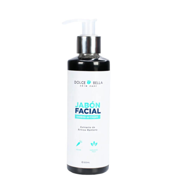 JABON FACIAL CARBON ACTIVADO DOLCE BELLA