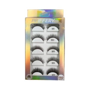 Kit De Pestañas Pfiffery X5 pcs