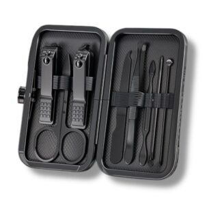 Set Manicure x12 Negro